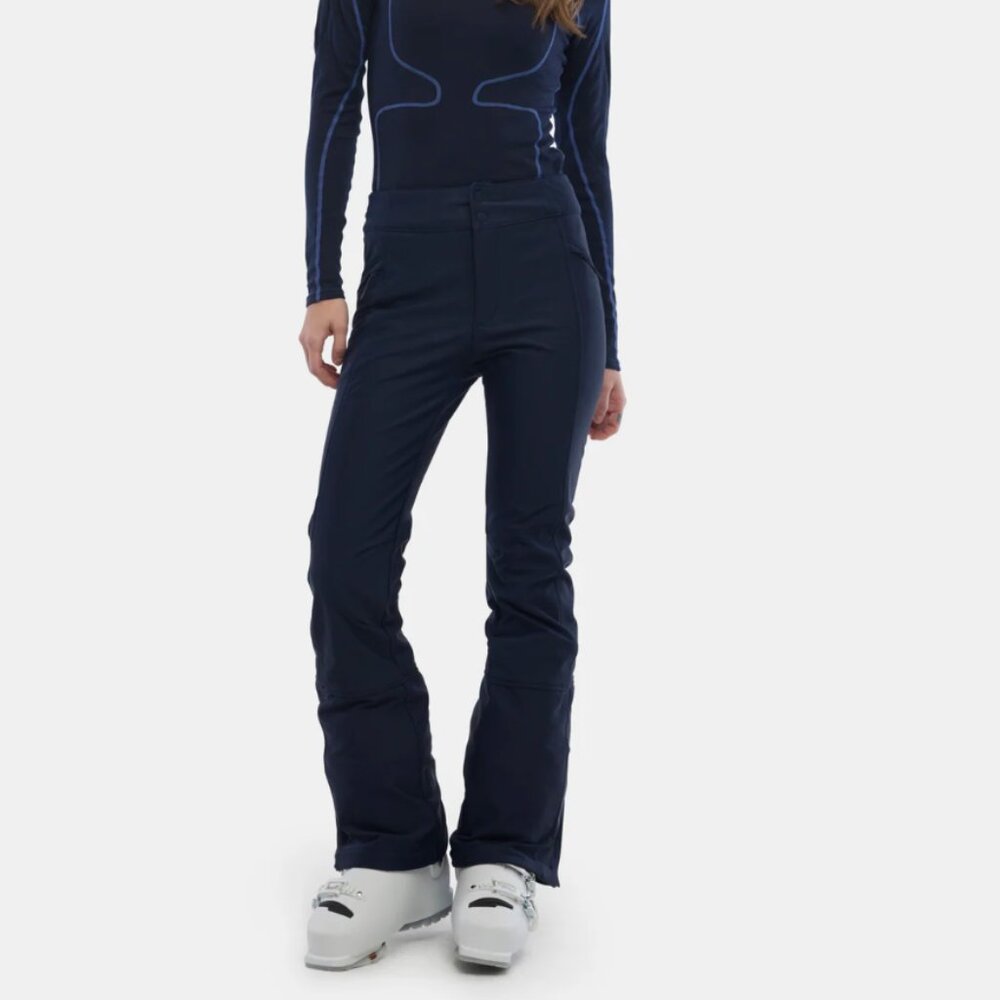 Halfdays NWT Emma Soft Shell Pant Navy Small (S)